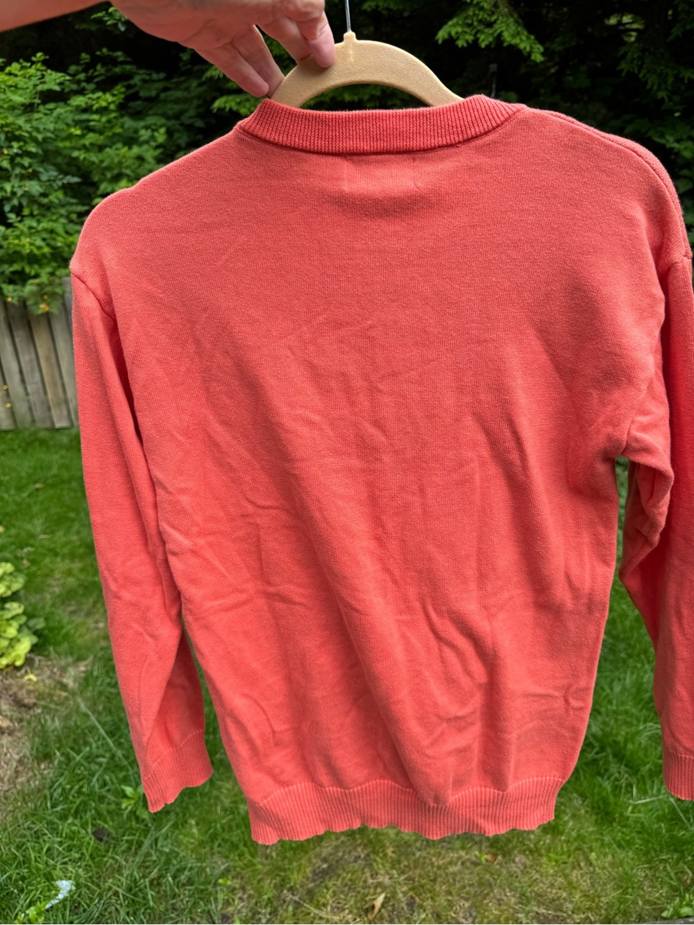 OXKNIT Coral Crewneck Sweater with Cat Intarsia - Picture 5 of 5